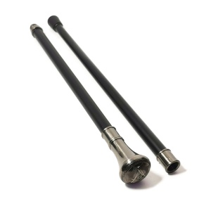 Baston Masonic din Metal cu Mâner Decorat – Echer și Compas – 90 cm - Img 2