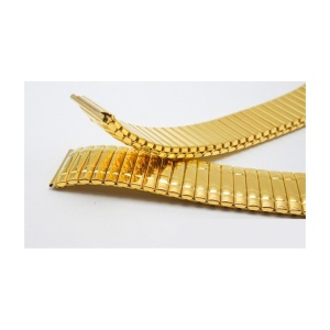 Bratara Ceas Elastica Aurie Metal 14-22mm WZ116 | WatchZone - Img 3