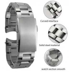 Brățară Compatibilă Tag Heuer Aquaracer 41/43mm – 20.5mm – Oțel Inoxidabil 316L – Închidere Fluture WAZ2113 - Img 2