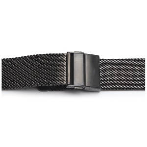 Brățară metalică neagră mesh milaneză - Img 2