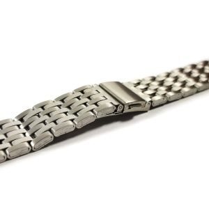 Bratara pentru ceas argintie cu 7 randuri de zale 20mm 4BR18 - Img 4