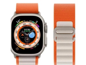 Brățară Trail Loop pentru Apple Watch – Nailon Elastic – Ajustare Continuă – Compatibilă 38/40/41 mm și 44/45/49 mm – Spigen