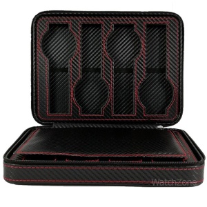 Caseta Transport Ceasuri 8 Spatii Carbon - Img 2