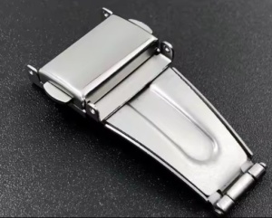 Cataramă Ceas Oțel Inoxidabil Dublă – Închidere Folding – 11-23 mm – Rezistență și Eleganță - Img 1