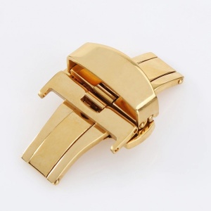 Cataramă Deployant Premium WZ2648 – Finisaj Gold Luxury (12mm - 22mm)