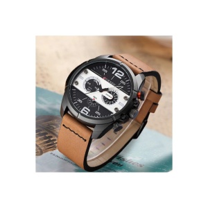 Ceas Barbatesc CURREN M8259 - Negru si Maro - Img 3