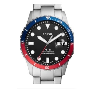 Ceas Bărbătesc Fossil FB-01 FS5657 – Stil Diver cu Bezel Bicolor „Pepsi” - Img 4