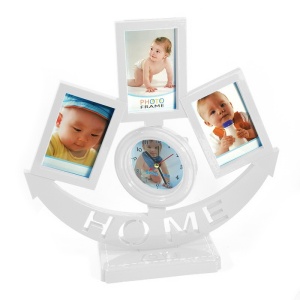 Ceas de masa cu rame foto si alarma `Home` 7505A - Img 2