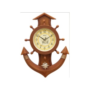 Ceas de Perete cu Pendul Rikon 4651 In Formă De Ancoră