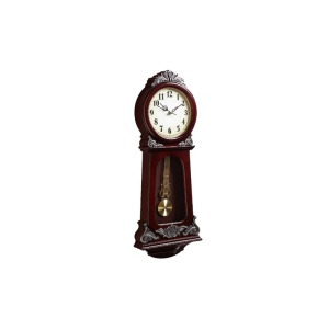 Ceas de Perete Decorativ cu Pendul Funcțional - Stil Rustic Autentic