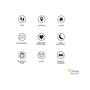 Ceas Smartwatch Citizen Citrea Roz - Img 3