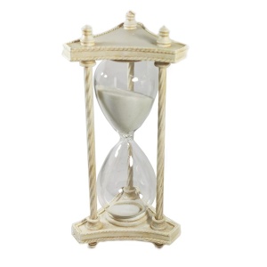 Clepsidra alba din material ceramic WZ4794