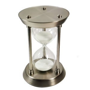 Clepsidra argintie din inox mare WZ4793 - Img 2