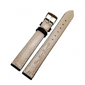 Curea Ceas „Fleurus Classic” – Piele Veritabilă de Vițel, Negru (14mm - 24mm) - Img 8