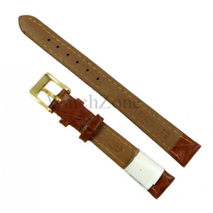Curea Ceas 12mm, 18mm 20mm - Piele Naturala Maro Imprimeu NAGATA - Img 3