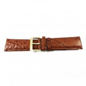 Curea Ceas 22mm Piele Naturala Maro Nagata WZ1933 - Img 2