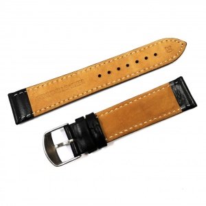 Curea Ceas din Piele Naturală Neagra 10mm 12mm, 14mm, 16mm, 18mm, 20mm, 22mm, 24mm, 26mm, 28mm - Img 3