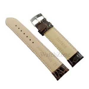 Curea ceas maro 22mm imprimeu crocodil Modeno - Img 2