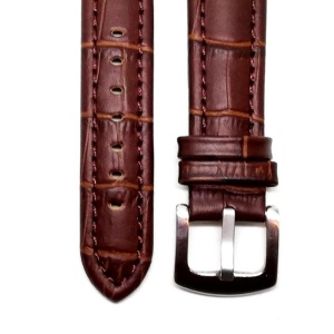Curea ceas maro din piele naturala marime 20mm 24mm XL - Img 2