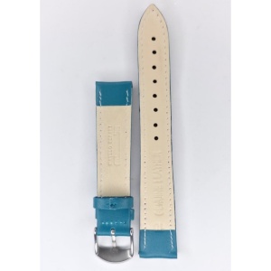 Curea Ceas Mateo Ferrari – Piele Naturală , Albastru Petrol (Teal) - Img 2