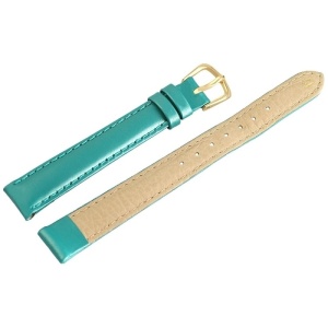 Curea Ceas Piele Naturala Turcoaz 12mm 14mm 813763630012 - Img 3