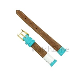 Curea Ceas Piele Naturala Turcoaz Nagata - 12mm / 14mm / 16mm / 20mm WZ1905 - Img 2