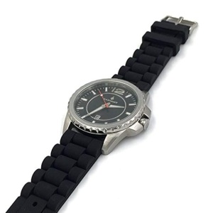 Curea Ceas Silicon Neagră Waterproof 18/20/22mm | Rezistentă la Apă | Cataramă Oțel - Img 4