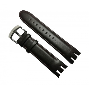 Curea Ceas Swatch Piele Naturală Maro 21mm WZ2582