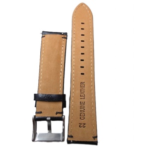 Curea Ceas Time Veranda – Piele Naturală Premium, Neagră cu Interior Crem - Img 2