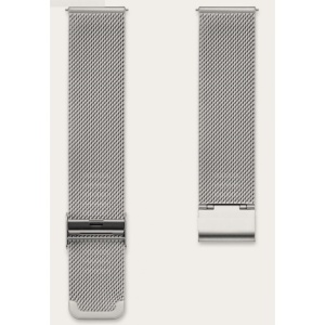 Curea de ceas argintie-mată din plasă 12-24mm WZ1503