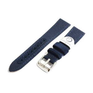 Curea de ceas Bleumarin Morellato Fibra Recycled Cotton - 18mm, 20mm, 22mm - Img 4