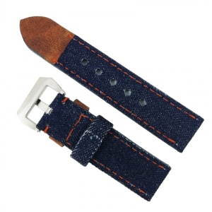 Curea de ceas din piele naturala - BlueJeans - 24 mm WZ2863 - Img 2