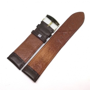 Curea de ceas din Piele Naturala - Culoare Maro Inchis - 22mm / 24mm - WZ3718 - Img 2