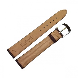 Curea de ceas din piele naturala maro - 16mm - C2947 - Img 4