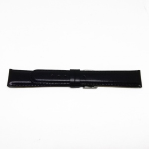 Curea de ceas din piele neagra XL 20mm WZ3280 - Img 2