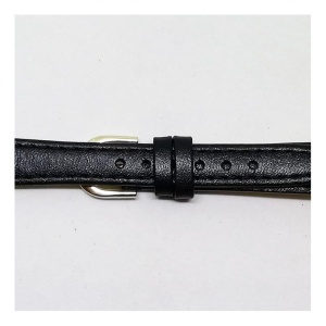 Curea de ceas din piele neaturala neagra 8mm 10mm, 12mm 13mm 14mm 16mm 18mm 22mm C2979 - Img 3