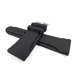 Curea de ceas din Silicon de Culoare Neagra 30mm WZ4345 - Img 2