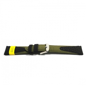 Curea de ceas Morellato - Cordura Water Resistant - Culoare Kaki cu Negru - 22mm - A01X4747110072CR - Img 4