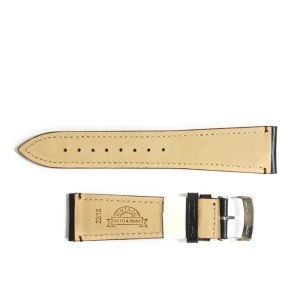 Curea de Ceas Morellato Donatello College Calf Leather - Neagră - 20/22mm - Fabricată în Italia - Img 3