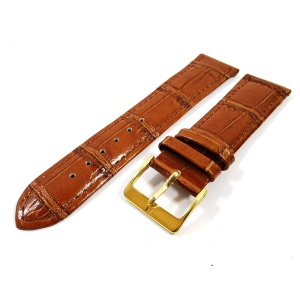 Curea de ceas Nagata culoare Maro 20mm - Img 3