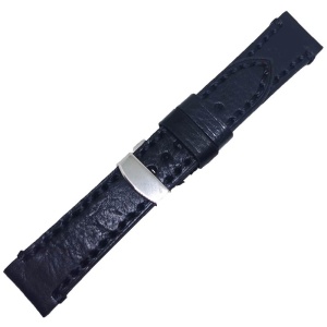 Curea de ceas neagra din piele naturala 18mm 20mm 22mm 24mm 26mm WZ4160D - Img 2