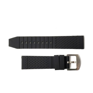 Curea de ceas Neagra din Silicon 20mm, 22mm, 24mm JD005 - Img 3
