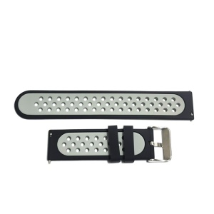 Curea de ceas Neagra din Silicon 22mm WZ5358 - Img 3
