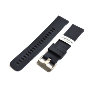 Curea de ceas Neagra Morellato Byte (EC) Silicon - 18mm, 20mm, 22mm - Img 4
