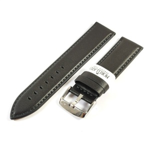 Curea de ceas Neagra Morellato Street Coated Leather - 20mm, 22mm - Img 4