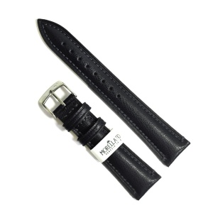 Curea de ceas Neagra Morellato Tradition Coated Leather - 18mm, 20mm - Img 1
