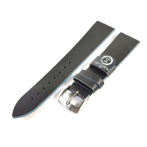Curea de ceas Neagra Morellato Zante Recyled Leather - 20mm - Img 4