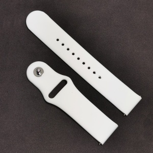 Curea de SmartWatch Alba tip smartwatch din Silicon moale 22mm JD1606Alb