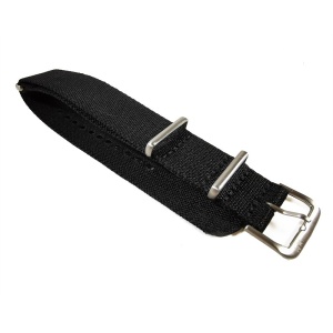 Curea Morellato tip NATO Army Nastro Raso Culoare Neagra 20mm A01X4804B91019ST - Img 2