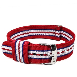 Curea Morellato tip NATO Evolution Nastro Cannete Red White Blue 18mm 20mm 22mm A01X4737A74864CR - Img 3